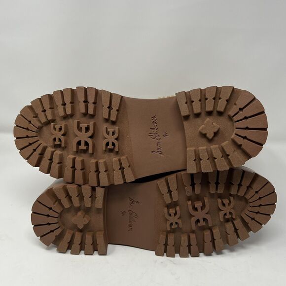 Sam Edelman Womens Elfie Leather Platform Round Toe Sherpa Mid-Calf Boots 7.5 - Picture 6 of 6